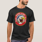 Eagle Emblem USA Flag | DD 214 Mariene Alumni T-shirt (Voorkant)