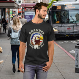 Eagle Emblem USA Flag | Opa DD 214 zwart T-shirt