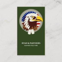 Eagle Emblem USA Vlag Verticaal
