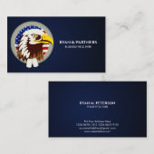 Eagle Emblem USA Vlag Visitekaartje (Voorkant / Achterkant)