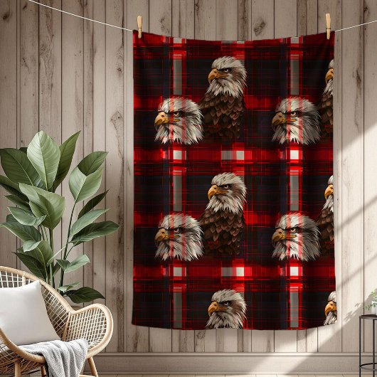 Eagle Embrace Blanket Stars & Stripes Tribute Fleece Deken