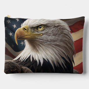 Eagle en Amerikaanse vlag Etui