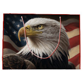 Eagle en Amerikaanse vlag Groot Cadeauzakje (Achterkant)