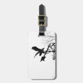 Eagle en Arrow Bagagelabel (Voorkant verticaal)