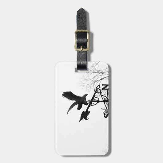 Eagle en Arrow Bagagelabel (Voorkant verticaal)