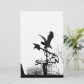 Eagle en Arrow Briefpapier (Staand voorkant)