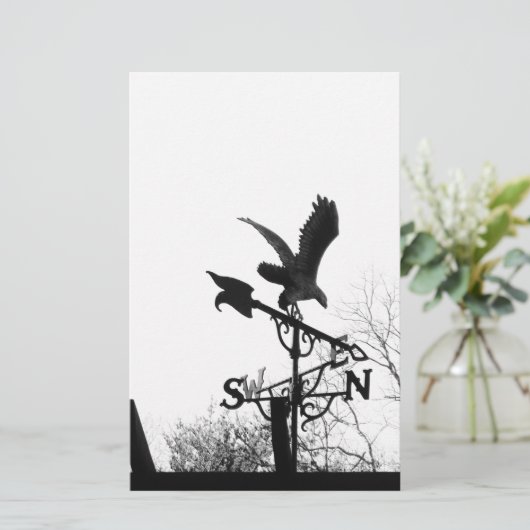 Eagle en Arrow Briefpapier (Staand voorkant)