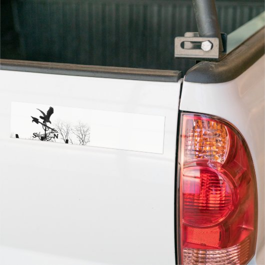 Eagle en Arrow Bumpersticker (Op Truck)