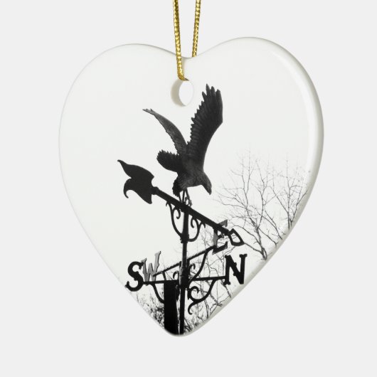 Eagle en Arrow Keramisch Ornament (Links)