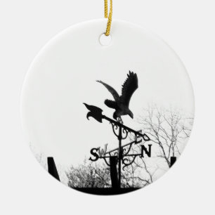 Eagle en Arrow Keramisch Ornament