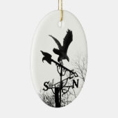 Eagle en Arrow Keramisch Ornament (Rechts)