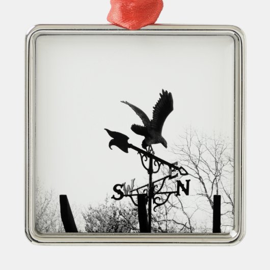 Eagle en Arrow Metalen Ornament (Voorkant)