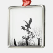 Eagle en Arrow Metalen Ornament (Links)