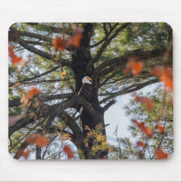 Eagle en Falling Leaves Muismat