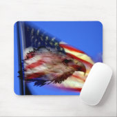 Eagle en Flag Mousepad Muismat (Met muis)