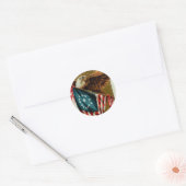  Eagle en Flag Sticker (Envelop)
