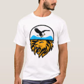 Eagle en Leeuw Embleem T-shirt (Voorkant)