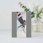 Eagle en Red Ivy Leaf, Watanabe Seitei Briefkaart (Staand voorkant)
