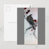 Eagle en Red Ivy Leaf, Watanabe Seitei Briefkaart (Voorkant / Achterkant)