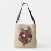 Eagle en Snake Crossbody Tas (Achterkant)