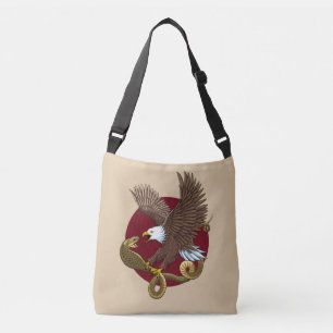 Eagle en Snake Crossbody Tas