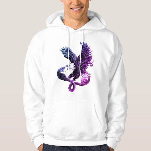 Eagle en Snake Hoodie (Voorkant)