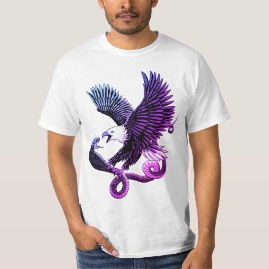 Eagle en Snake T-shirt (Voorkant)