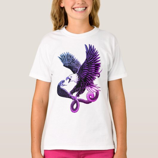 Eagle en Snake T-shirt (Voorkant)