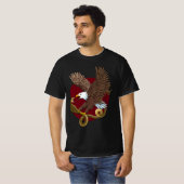 Eagle en Snake T-shirt (Voorkant volledig)