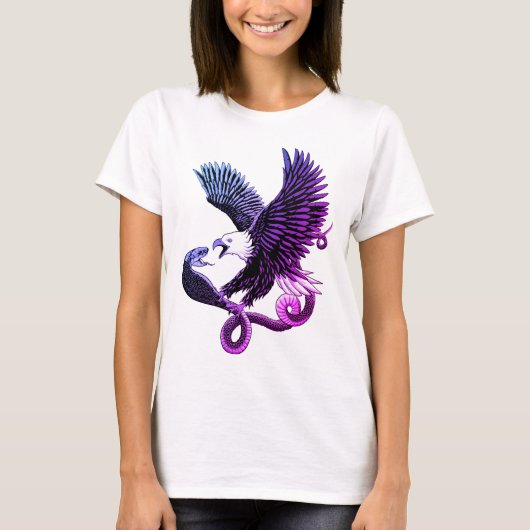 Eagle en Snake T-shirt (Voorkant)