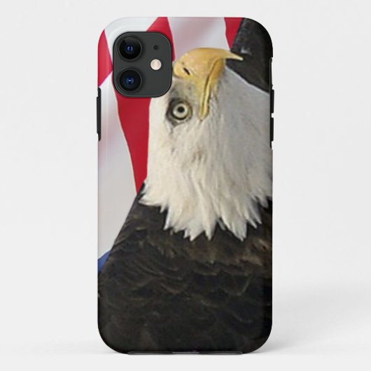 Eagle en Vlag Case-Mate iPhone Case (Achterkant)