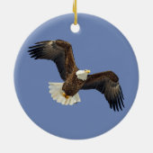 Eagle en Vlag Keramisch Ornament (Achterkant)