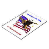 Eagle en vlag notitieboek (Linkerzijde)