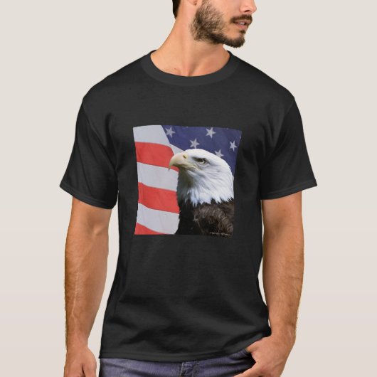 Eagle en Vlag T-shirt (Voorkant)