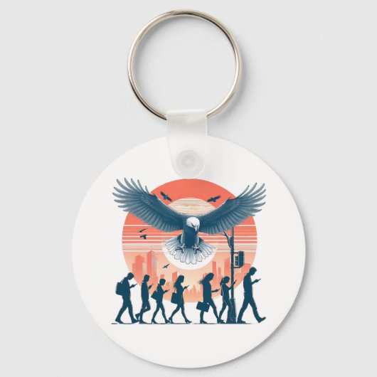 Eagle Entrepreneur Sleutelhanger (Voorkant)