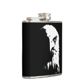 Eagle-erlenmeyer, zwart-wit heupfles (Rechts)