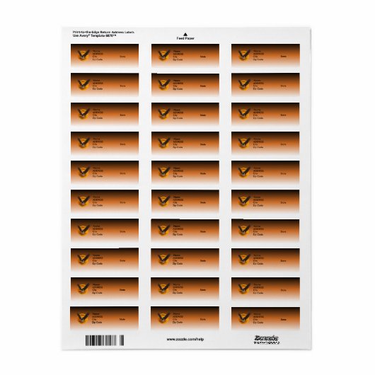 Eagle Etiket (Full Sheet)