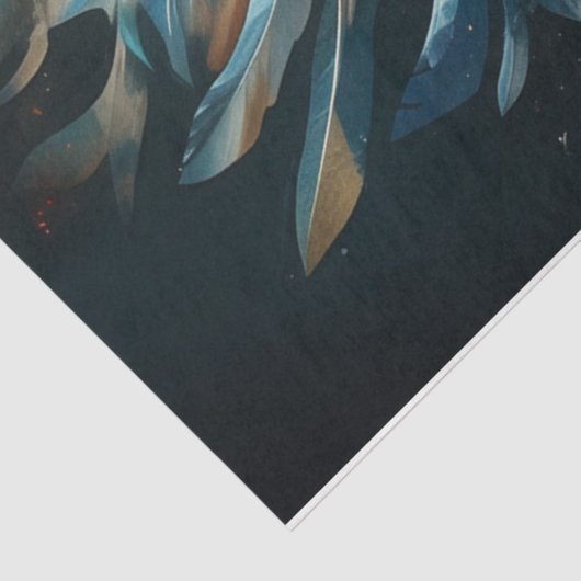 Eagle Explosion Tissuepapier (Detail)