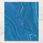 Eagle Eye 1 Abstracte Wijnfles Wijn Etiket (Enkel label)