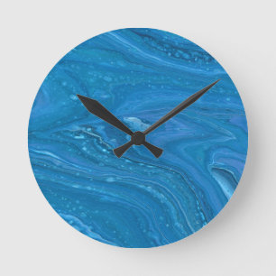 Eagle Eye 3 Koel Blauw Abstract Klok