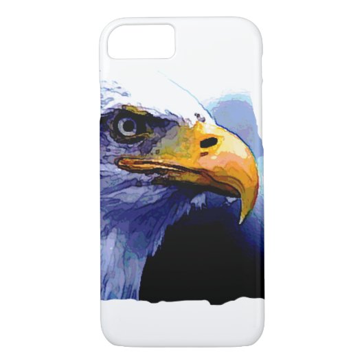 Eagle Eye Artwork iPhone 7 Hoesje (Achterkant)