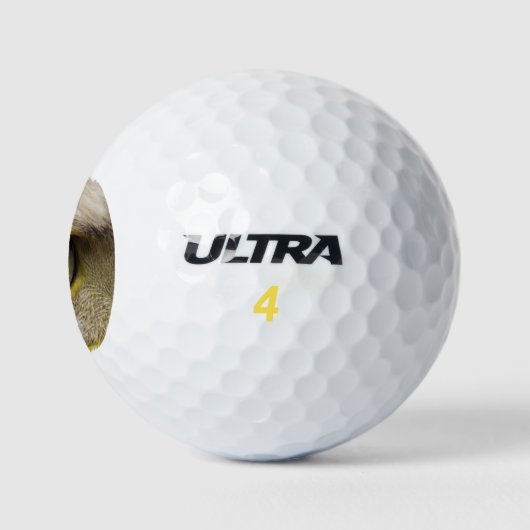 Eagle Eye Raptor Grappige Foto Golfballen (Logo)