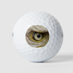 Eagle Eye Raptor Grappige Foto Golfballen