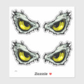 Eagle Eyes - mooie roofvogel oog Sticker (Vel)