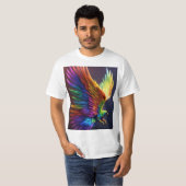 Eagle Eyes, onverschrokken harten T-shirt (Voorkant volledig)