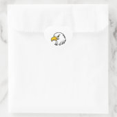 Eagle Face Hart Sticker (Tas)