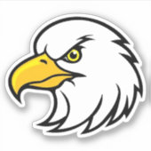 Eagle Face Sticker (Voorkant)