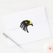 Eagle Falcon-pictogram Ronde Sticker (Envelop)