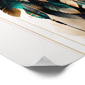 Eagle Feathers and Dreamweaver Wall Art Poster (Hoek)