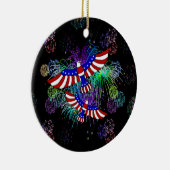 Eagle Fireworks Keramisch Ornament (Rechts)